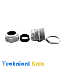 گلند پلاستیکی با سایز رزوه PG63 و جنس بدنه پلی آمیدDeDe 6 (مدل PPG63)