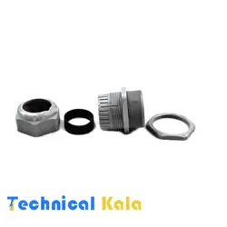 گلند پلاستیکی با سایز رزوه PG9 و جنس بدنه پلی آمیدDeDe 6 (مدل PPG9)