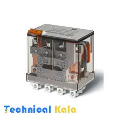 رله شیشه ای 12 آمپر فیندر 14 پایه 4NONC ولتاژ کنترلی finder 230VAC  (مدل 0040. 56.34.8230)