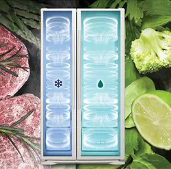 یخچال فریزر (دو قلو) یونیک پلاس+Electro Unique