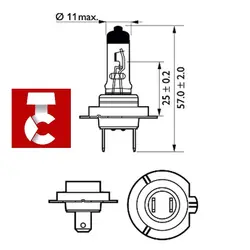 لامپ افزایشی فیلیپس نور پایین دنا پلاس