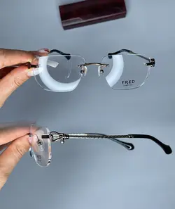 عینک بدون فریم زاویه دار 0774