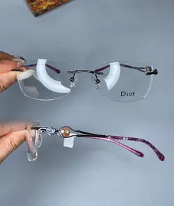 عینک بدون فریم زاویه دار زنانه 0736