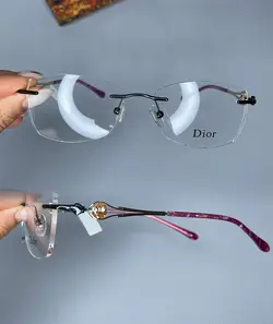 عینک بدون فریم زاویه دار زنانه 0736