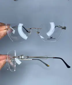 عینک بدون فریم گربه ای زنانه 0773