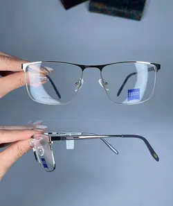 عینک فریم فلزی مستطیلی   0986