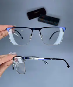 عینک فریم فلزی مستطیلی  01002