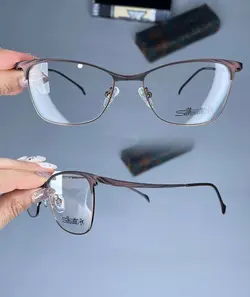 عینک فریم فلزی گربه ای  010298