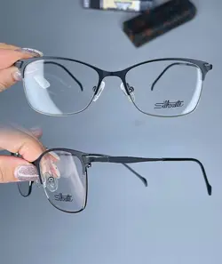 عینک فریم فلزی گربه ای  010302
