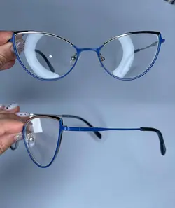 عینک فریم فلزی گربه ای  010511