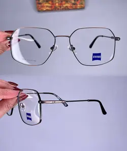 عینک فریم فلزی زاویه دار 010812