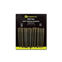 RidgeMonkey RM-Tec Anti Tangle Sleeves Long Organic Brown