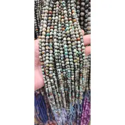 ریسه سنگ فیروزه آفریقایی سایز 6 تراش | تهران استون گالری