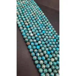 ریسه سنگ فیروزه مصری سایز 10 کد9487 | تهران استون گالری