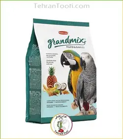 غذای طوطی سانان بزرگ پادوان مدل گرند میکس