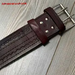 کمربند بدنسازی 13سانتی (چرم)