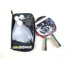 راکت پینگ پنگ دونیک جفتی به همراه کیف و توپ