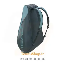 ساک تنیس هد سری Tour Team مدل 12 راکته رنگ طوسی آبی