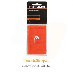 مچ بند تنیس هد سری 5 اینچ مدل 2 عددی رنگ نارنجی