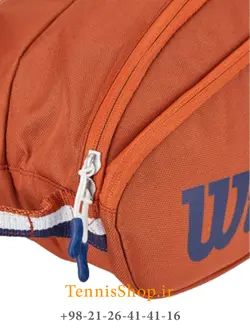 ساک تنیس ویلسون سری ROLAND GARROS مدل 6 راکته TEAM NEW رنگ قهوه ای