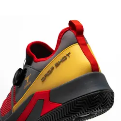 کفش تنیس دراپ شات سری ZAPATILLAS-2XT رنگ طوسی-قرمز CLAY