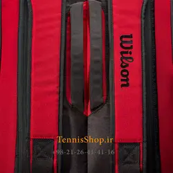 ساک تنیس ویلسون سری Super Tour مدل 9 راکته CLASH رنگ قرمز