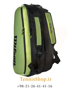 ساک تنیس ویلسون سری Super Tour مدل 9 راکته BLADE رنگ سبز