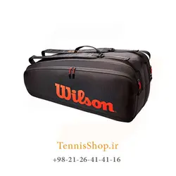 ساک تنیس ویلسون سری Tour مدل 6 راکته رنگ قرمز مشکی