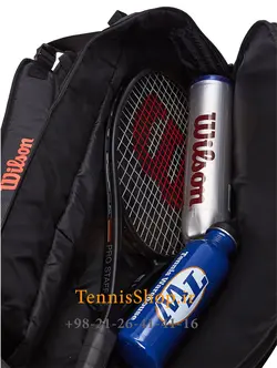 ساک تنیس ویلسون سری Tour مدل 6 راکته رنگ قرمز مشکی