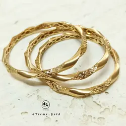 النگو طلای 18 عیارپیچ فیوژن جدید صدف