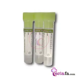 لوله غیر وکیوم CBC | لوله خون گیری تستا | EDTA