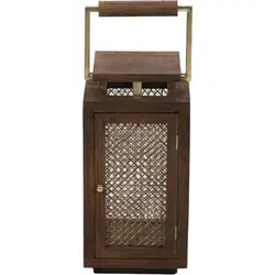 فانوس مدل CANE رنگ برنجی اندازه h50cm کد 671438