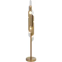 آباژور ایستاده مدل ALMA رنگ شفاف/برنجی اندازه h197cm کد 664046