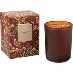 شمع معطر مدل CHINTZ Sandalwood Lily رنگ قهوه ای کد 667518