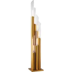 آباژور ایستاده مدل BOBO رنگ شفاف/برنجی h175cm کد 663934