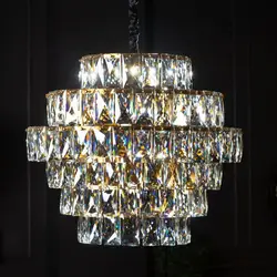 لوستر کریستال مدل PRINCESS رنگ شفاف/برنجی قطر d80cm کد 663892