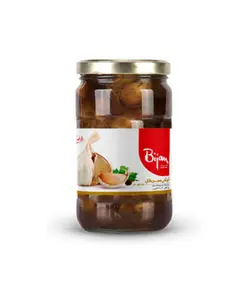 بیژن ترشی سیر گل شیشه ای 670 گرمی