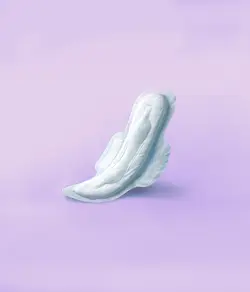 مای لیدی پد بهداشتی کلاسیک بالدار بزرگ بنفش