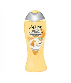 اکتیو شامپو بدن کرمی 400 گرمی وانیل و عسل