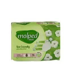 مولپد پد بهداشتی مسافرتی مشبک بزرگ 9 عددی