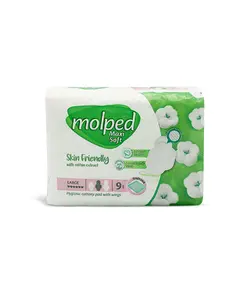 مولپد پد بهداشتی مسافرتی پنبه ای بزرگ 9 عددی