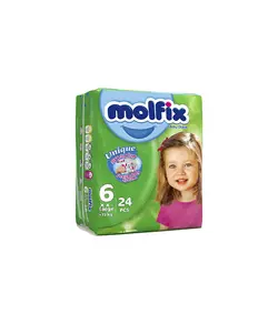 مولفیکس پوشک کودک سایز 6 (24 عددی)