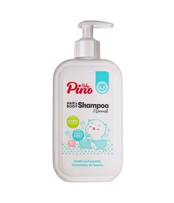 پینو شامپو سر و بدن نوزاد و کودک بدون سولفات 350 گرمی