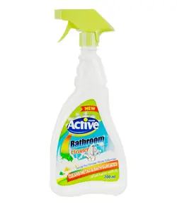 اکتیو اسپری پاک کننده حمام و شیرآلات 700 میل سفید