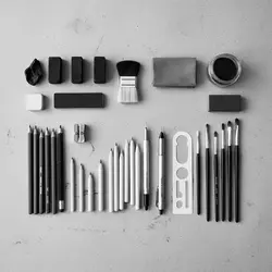 پکیج کامل وسایل طراحی سیاه قلم || معرفی و فروش