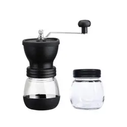 آسیاب دستی قهوه مدل دو مخزنه