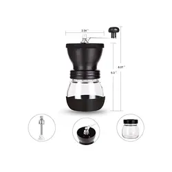 آسیاب دستی قهوه مدل دو مخزنه