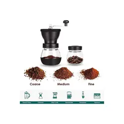 آسیاب دستی قهوه مدل دو مخزنه