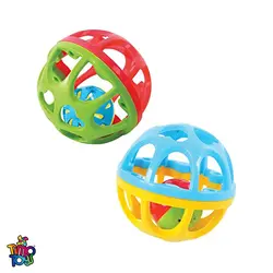 توپ جغجغه ای پلی گو BOUNCE & ROLL BALL 9(انبار تکانی)