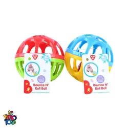 توپ جغجغه ای پلی گو BOUNCE & ROLL BALL 9(انبار تکانی)